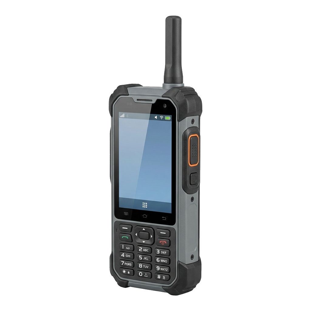 Rugged touchscreen two-way radio